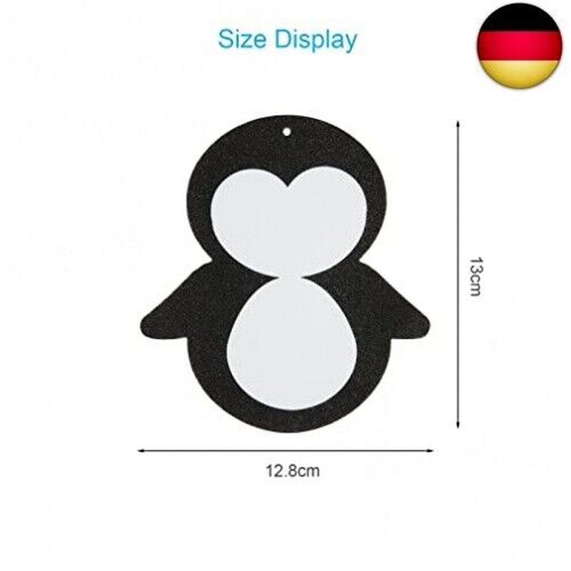 LAMEK 12 Pinguin Bastelsets Kinder Kreative Weihnachtsbast