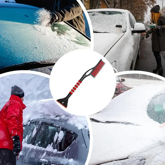 Car Snow Scraper Ice Scraper Snow Brush Detachable Snow Removal Tool Car Snow Scraper Winter Car Automotive Exterior Accessories
